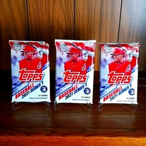 2021 Topps Series 1 baseball cards, 3 packs